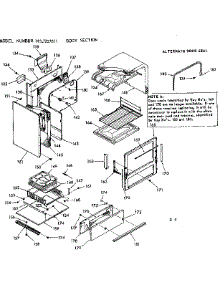 Body Section parts for Kenmore Range 103.7257611 (1037257611, 103 7257611) from AppliancePartsPros.com