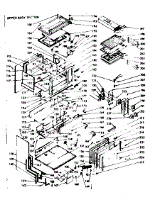 Upper Body Section parts for Kenmore Range 103.7846840 (1037846840, 103 7846840) from AppliancePartsPros.com