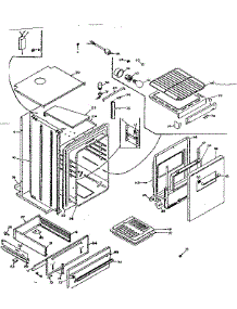 Oven Parts parts for Kenmore Range 154.3046620 (1543046620, 154 3046620) from AppliancePartsPros.com
