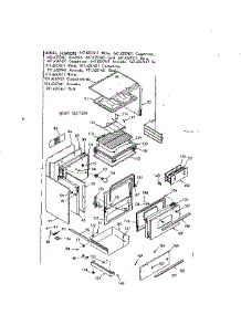 Body Section parts for Kenmore Range 911.6267411 (9116267411, 911 6267411) from AppliancePartsPros.com