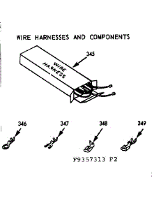 Wire Harnesses And Components parts for Kenmore Range 103.9357363 (1039357363, 103 9357363) from AppliancePartsPros.com