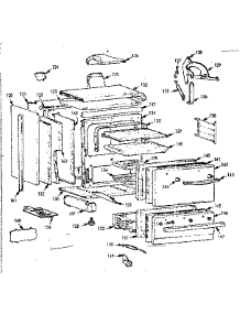 Lower Oven Body Section parts for Kenmore Range 103.7884504 (1037884504, 103 7884504) from AppliancePartsPros.com
