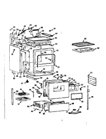 Body Section parts for Kenmore Range 103.7466671 (1037466671, 103 7466671) from AppliancePartsPros.com