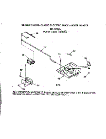 Power Lock Section parts for Kenmore Range 103.9877914 (1039877914, 103 9877914) from AppliancePartsPros.com