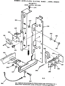 Door Catch Section parts for Kenmore Range 103.9877914 (1039877914, 103 9877914) from AppliancePartsPros.com