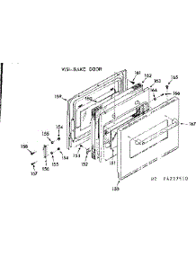 Visi-Bake Door parts for Kenmore Range 103.4227591 (1034227591, 103 4227591) from AppliancePartsPros.com