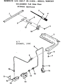 Burner Section parts for Kenmore Range 103.3248092 (1033248092, 103 3248092) from AppliancePartsPros.com