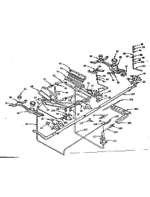 Burner Section parts for Kenmore Range 103.296010 (103296010, 103 296010) from AppliancePartsPros.com