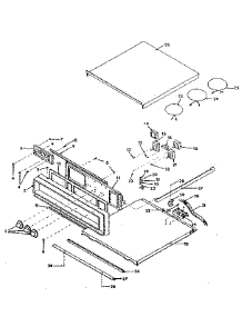 Main Top Section parts for Kenmore Range 850.4237824 (8504237824, 850 4237824) from AppliancePartsPros.com