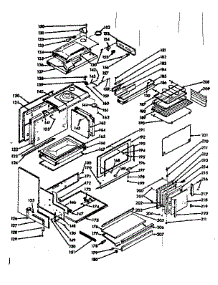 Upper Oven Body Section parts for Kenmore Range 103.9886941 (1039886941, 103 9886941) from AppliancePartsPros.com