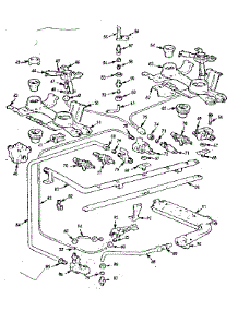 Burner Section parts for Kenmore Range 103.7366304 (1037366304, 103 7366304) from AppliancePartsPros.com