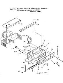 Control Panel parts for Kenmore Range 911.4218490 (9114218490, 911 4218490) from AppliancePartsPros.com