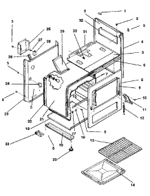 Body parts for Kenmore Range 119.7078882 (1197078882, 119 7078882) from AppliancePartsPros.com