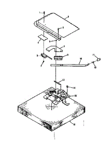 Illustration And Parts List For Power Lock Section parts for Kenmore Range 911.9378710 (9119378710, 911 9378710) from AppliancePartsPros.com