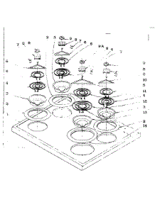 Main Top Section parts for Kenmore Range 101.931580 (101931580, 101 931580) from AppliancePartsPros.com