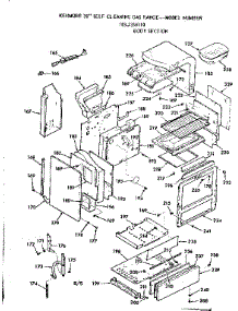 Body Section parts for Kenmore Range 103.7358110 (1037358110, 103 7358110) from AppliancePartsPros.com
