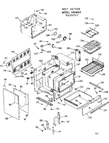 Body Section parts for Kenmore Range 103.9347611 (1039347611, 103 9347611) from AppliancePartsPros.com