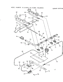 Burner Section parts for Kenmore Range 911.7107810 (9117107810, 911 7107810) from AppliancePartsPros.com