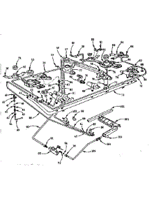 Burner Section parts for Kenmore Range 103.7466190 (1037466190, 103 7466190) from AppliancePartsPros.com