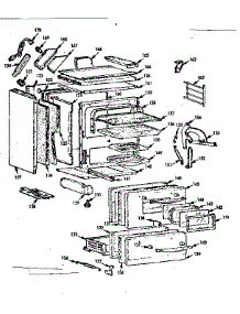 Body Section parts for Kenmore Range 103.7444410 (1037444410, 103 7444410) from AppliancePartsPros.com