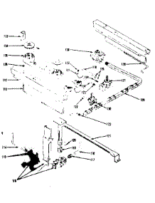 Oven And Top Burner parts for Kenmore Range 119.7407340 (1197407340, 119 7407340) from AppliancePartsPros.com