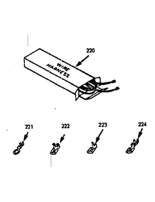 Wire Harnesses & Components parts for Kenmore Range 103.9127212 (1039127212, 103 9127212) from AppliancePartsPros.com