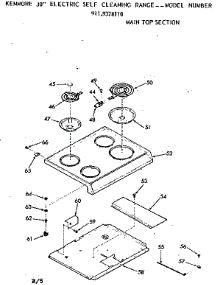 Main Top Section parts for Kenmore Range 911.9328110 (9119328110, 911 9328110) from AppliancePartsPros.com