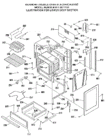 Lower Body Section parts for Kenmore Range 911.9871191 (9119871191, 911 9871191) from AppliancePartsPros.com