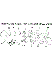 Wire Harnesses And Components parts for Kenmore Range 911.9871191 (9119871191, 911 9871191) from AppliancePartsPros.com