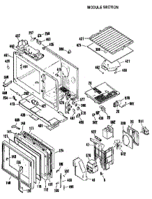 Microwave Module Section parts for Kenmore Range 911.9871191 (9119871191, 911 9871191) from AppliancePartsPros.com