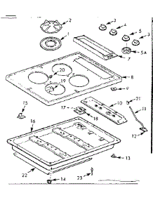 Maintop parts for Kenmore Range 103.3347060 (1033347060, 103 3347060) from AppliancePartsPros.com