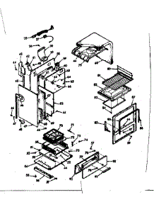 Lower Body Section parts for Kenmore Range 103.7827320 (1037827320, 103 7827320) from AppliancePartsPros.com