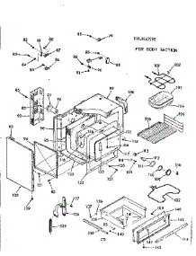 Body Section parts for Kenmore Range 911.9367910 (9119367910, 911 9367910) from AppliancePartsPros.com