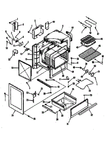 Body Section parts for Kenmore Range 911.9368810 (9119368810, 911 9368810) from AppliancePartsPros.com