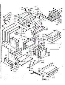 Upper Oven Body parts for Kenmore Range 103.9886860 (1039886860, 103 9886860) from AppliancePartsPros.com