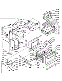 Lower Oven Body Section parts for Kenmore Range 103.9886860 (1039886860, 103 9886860) from AppliancePartsPros.com