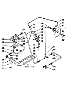 Upper Oven Burner Section parts for Kenmore Range 103.7866740 (1037866740, 103 7866740) from AppliancePartsPros.com