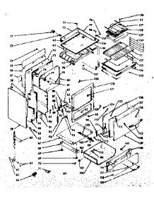 Body Section parts for Kenmore Range 103.9366841 (1039366841, 103 9366841) from AppliancePartsPros.com
