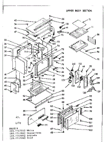 Upper Body Section parts for Kenmore Range 103.7717042 (1037717042, 103 7717042) from AppliancePartsPros.com