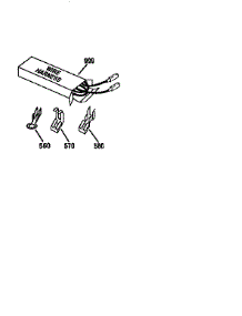 Wire Harness And Components parts for Kenmore Range 911.95866790 (91195866790, 911 95866790) from AppliancePartsPros.com