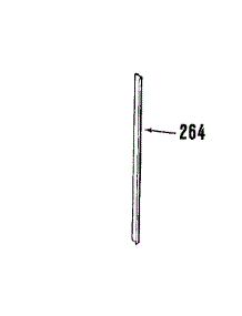 Opt Vert Trim Extension 8068690 parts for Kenmore Range 911.3652190 (9113652190, 911 3652190) from AppliancePartsPros.com