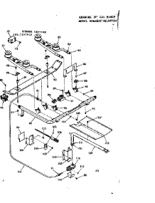Burner Section parts for Kenmore Range 103.7297910 (1037297910, 103 7297910) from AppliancePartsPros.com