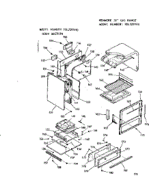Body Section parts for Kenmore Range 103.7297910 (1037297910, 103 7297910) from AppliancePartsPros.com