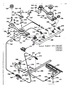 Burner Section parts for Kenmore Range 103.7187121 (1037187121, 103 7187121) from AppliancePartsPros.com