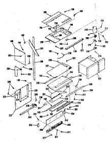Upper Oven Pedestal Section parts for Kenmore Range 911.9898311 (9119898311, 911 9898311) from AppliancePartsPros.com