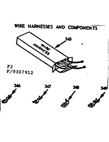 Wire Harnesses And Components parts for Kenmore Range 911.9307912 (9119307912, 911 9307912) from AppliancePartsPros.com