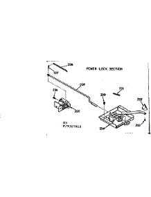 Power Lock Section parts for Kenmore Range 911.9307912 (9119307912, 911 9307912) from AppliancePartsPros.com
