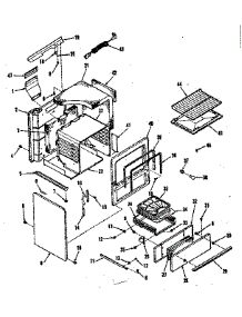 Body Section parts for Kenmore Range 911.7298510 (9117298510, 911 7298510) from AppliancePartsPros.com
