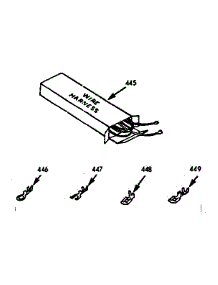 Wire Harness & Opt. Equip. parts for Kenmore Range 103.9867320 (1039867320, 103 9867320) from AppliancePartsPros.com