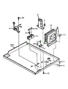 Microwave Parts parts for Kenmore Range 911.7878311 (9117878311, 911 7878311) from AppliancePartsPros.com